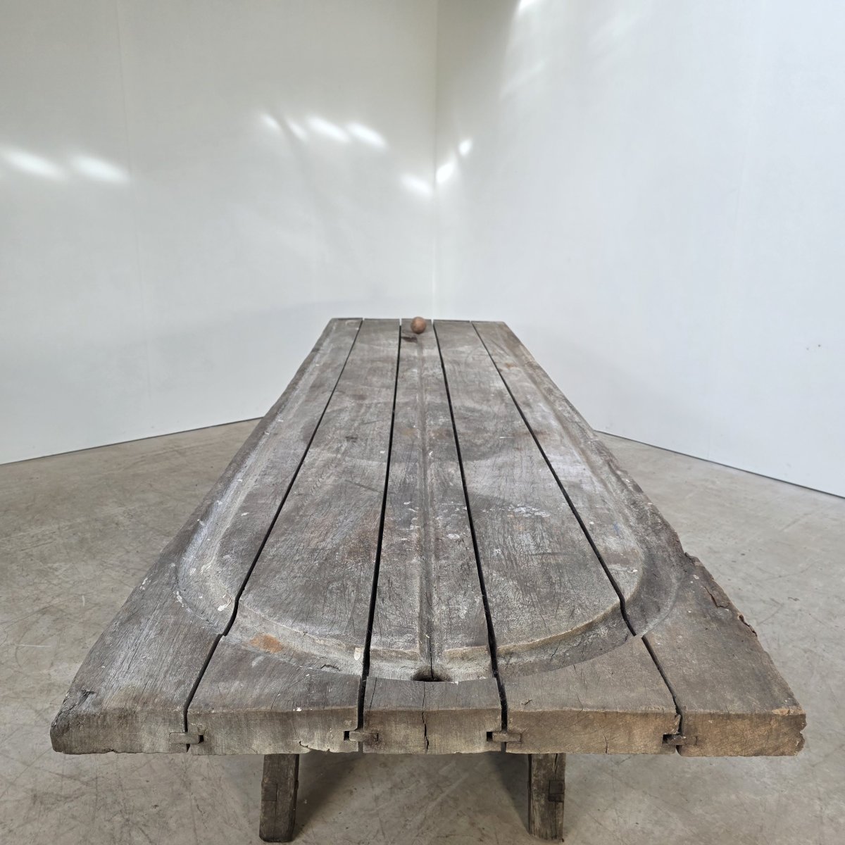 Grande table fin 19ème provenant d'une fromagerie d'alpage -photo-5