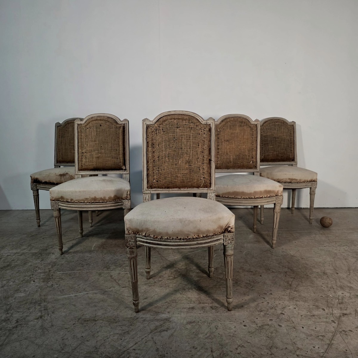 6 chaises d époque LXVI