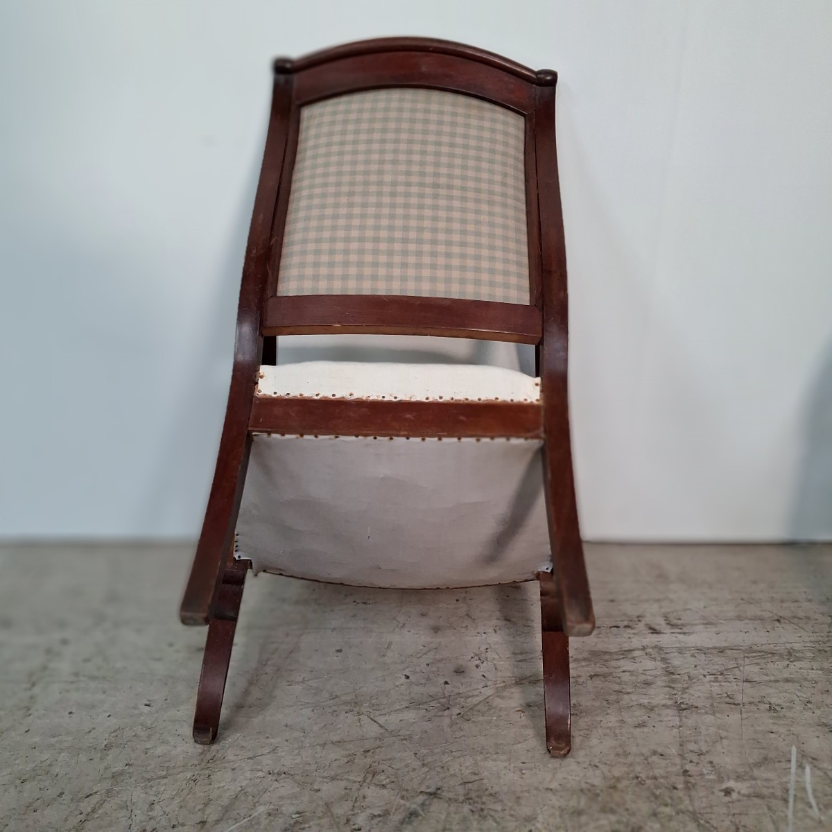 4 Armchairs In The Restoration Period Mahogany Style-photo-4