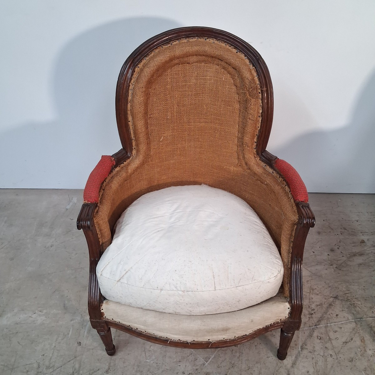 2 fauteuils d époque Louis 16 l un estampillé C Sené-photo-2