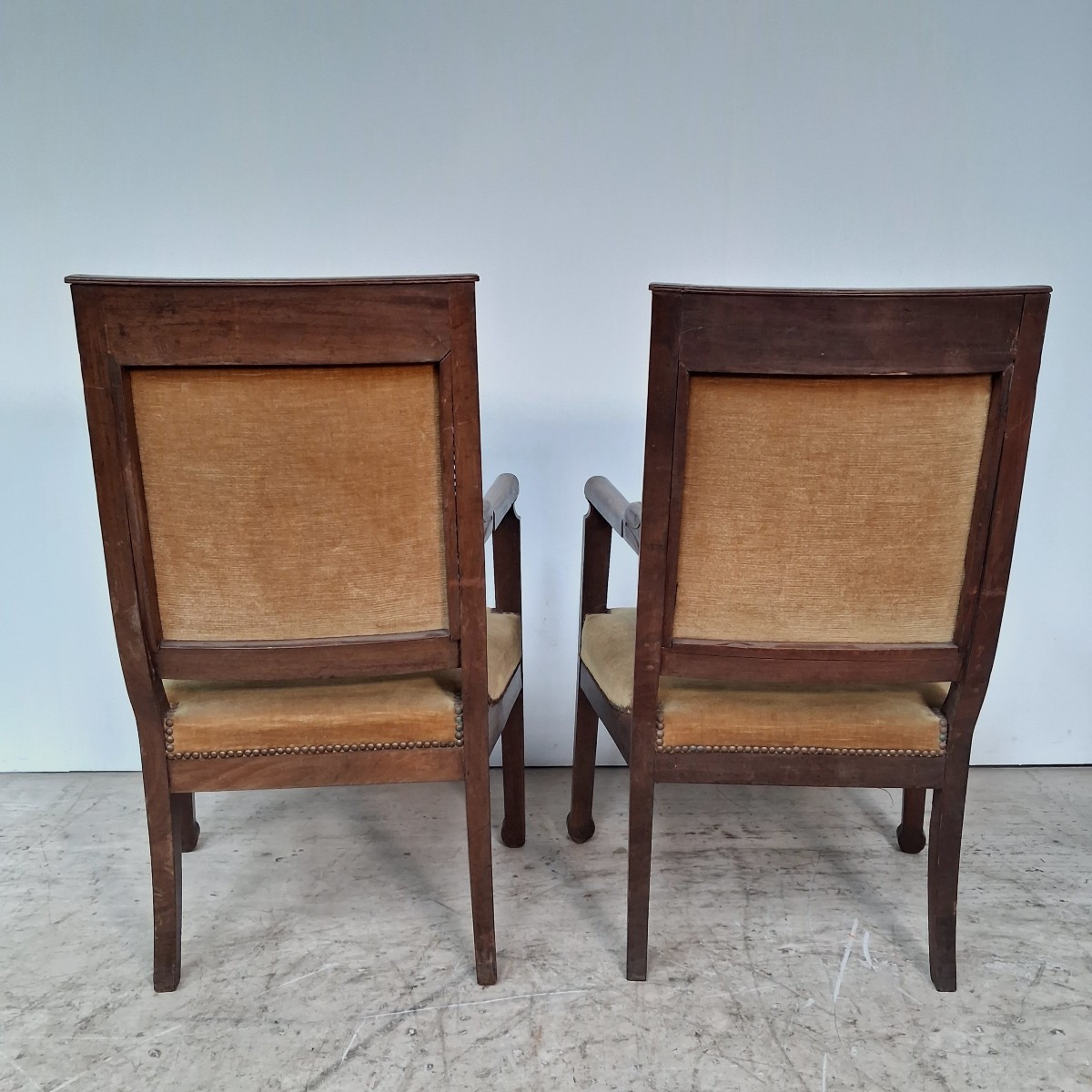 Pair Of Empire Period Armchairs-photo-3