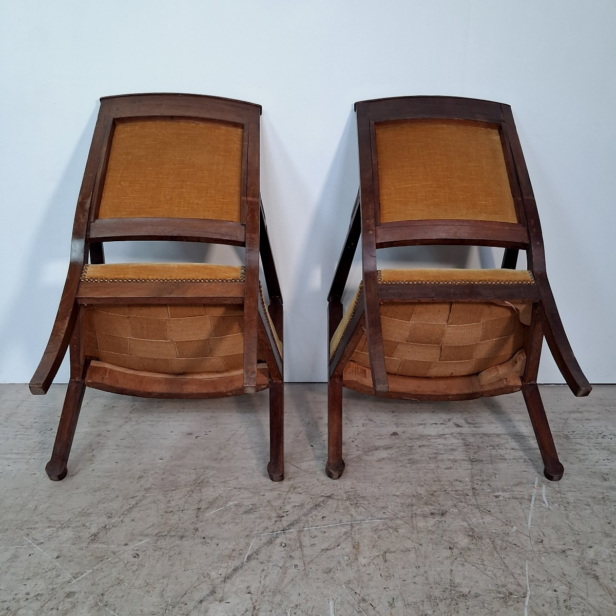 Pair Of Empire Period Armchairs-photo-4