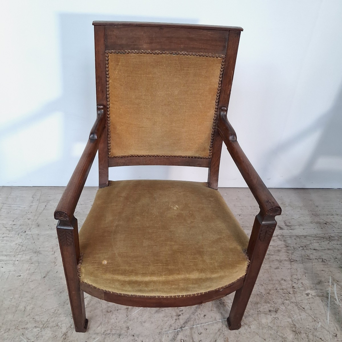 Pair Of Empire Period Armchairs-photo-5