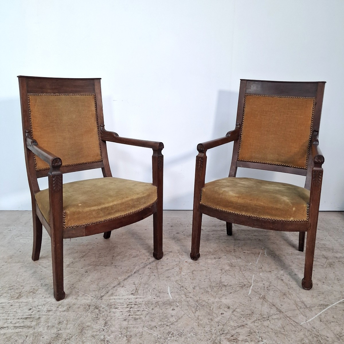 Pair Of Empire Period Armchairs