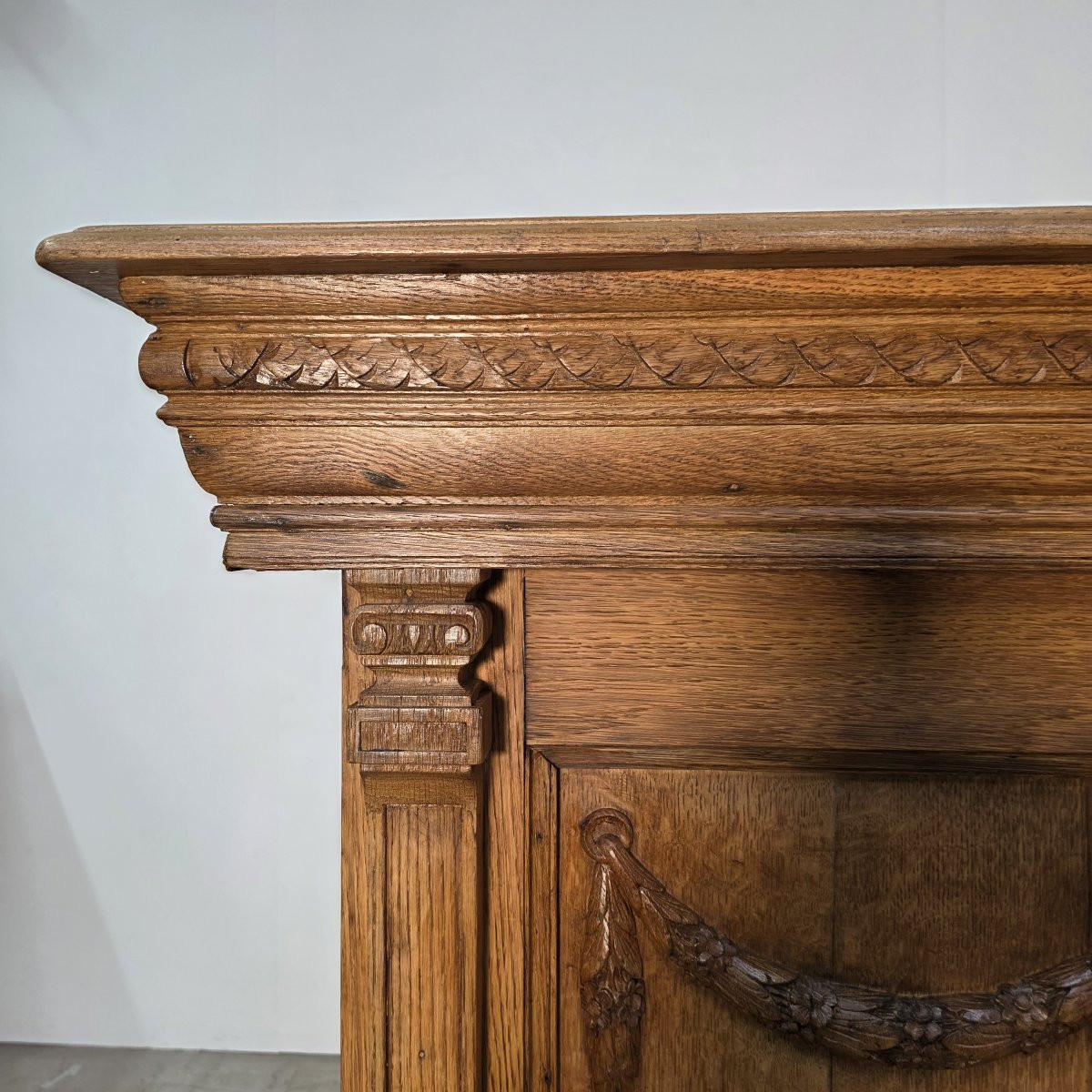 Bar d'estaminet en chêne vers 1900-photo-7