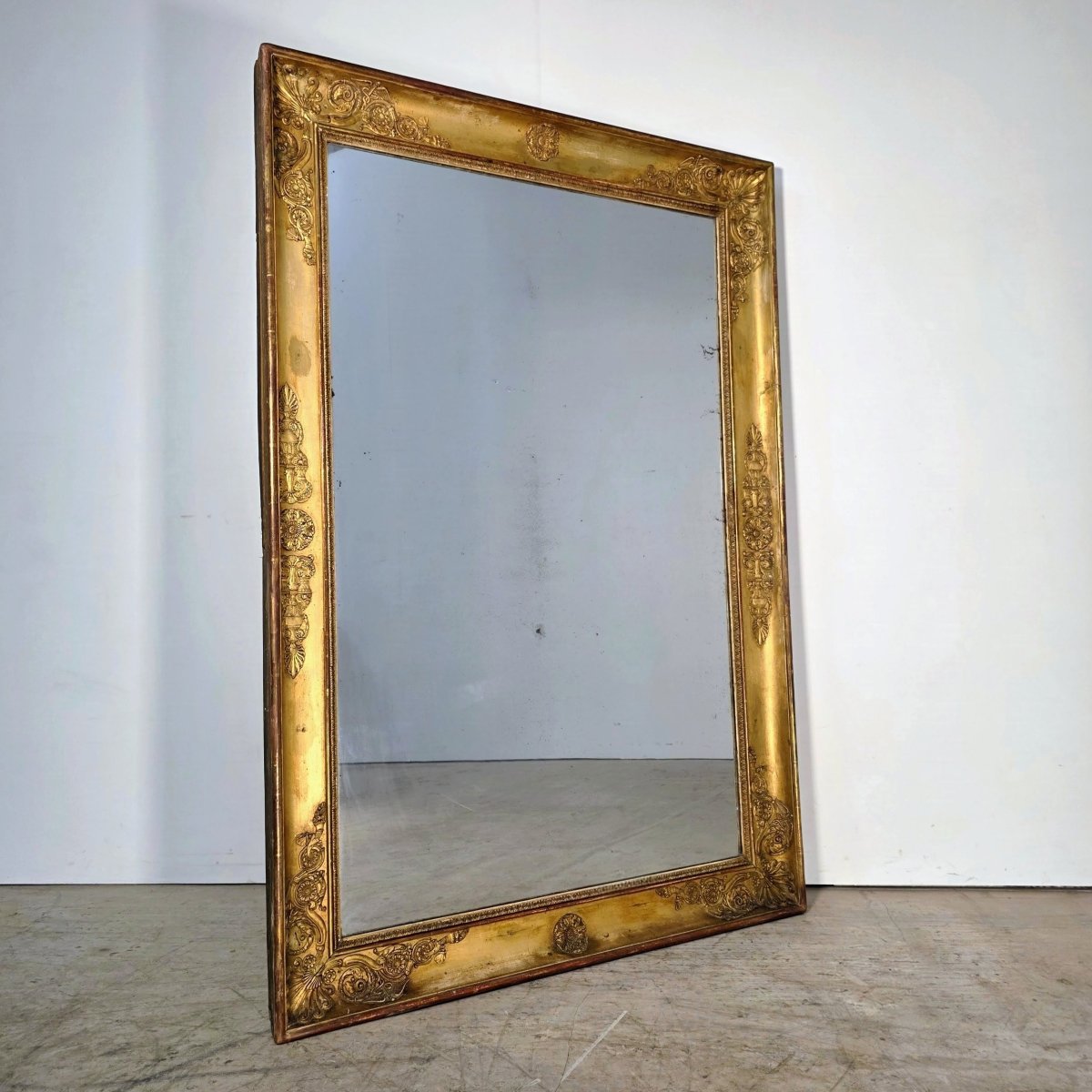 Large Gilded Mirror From The Empire Period 