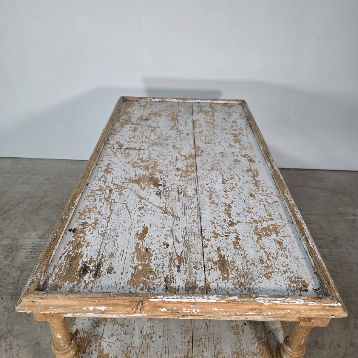 Table de drapier à 3 plateaux vers 1900-photo-2