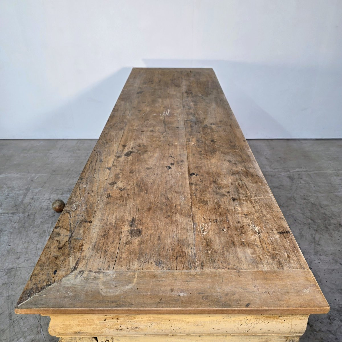 Comptoir de magasin à volutes début 19ème-photo-4