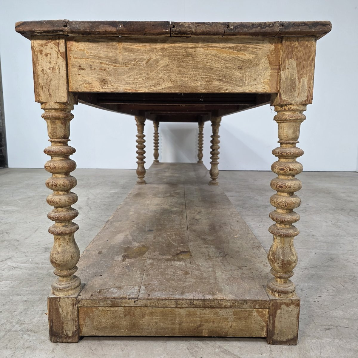 Grande table de drapier 19ème -photo-2