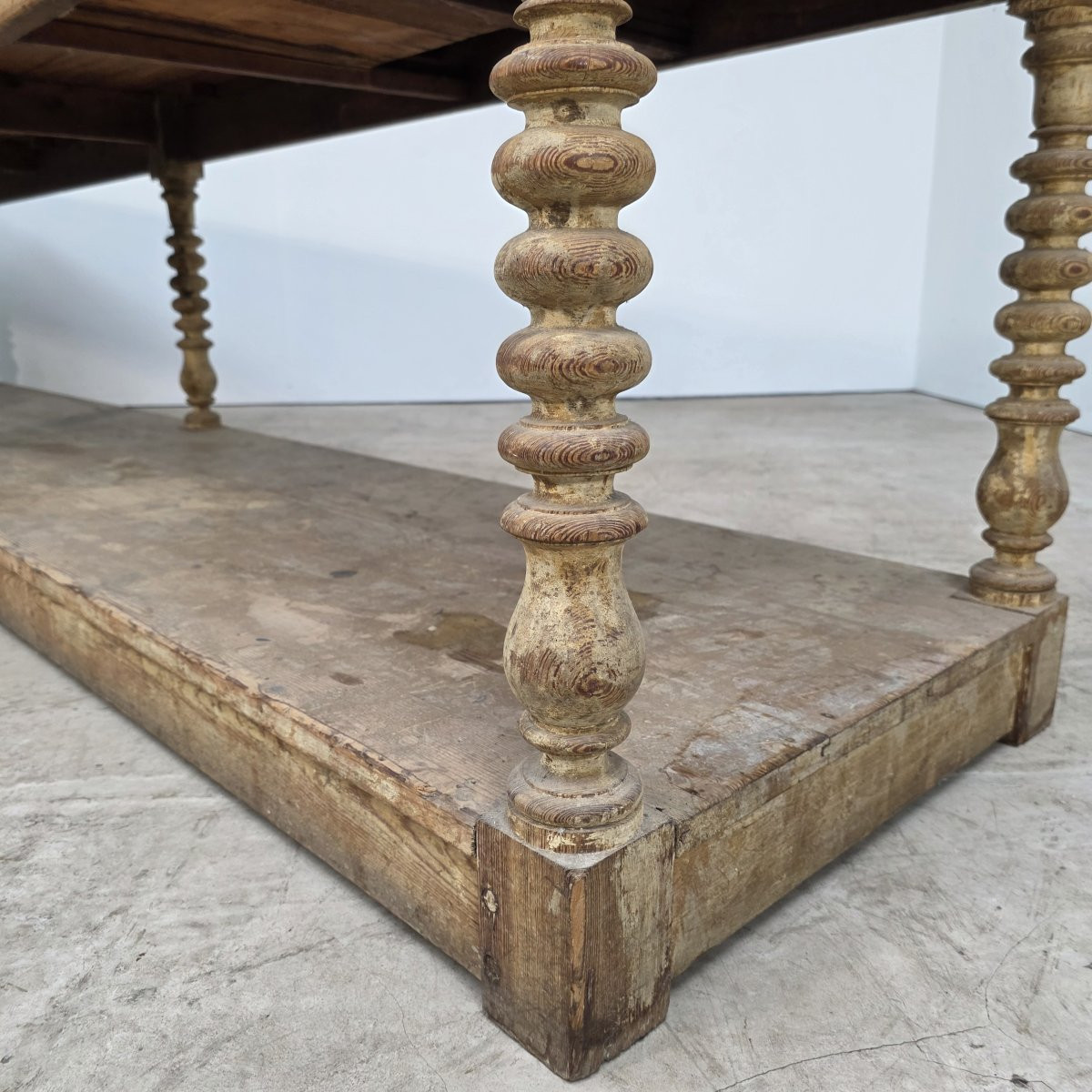 Grande table de drapier 19ème -photo-3