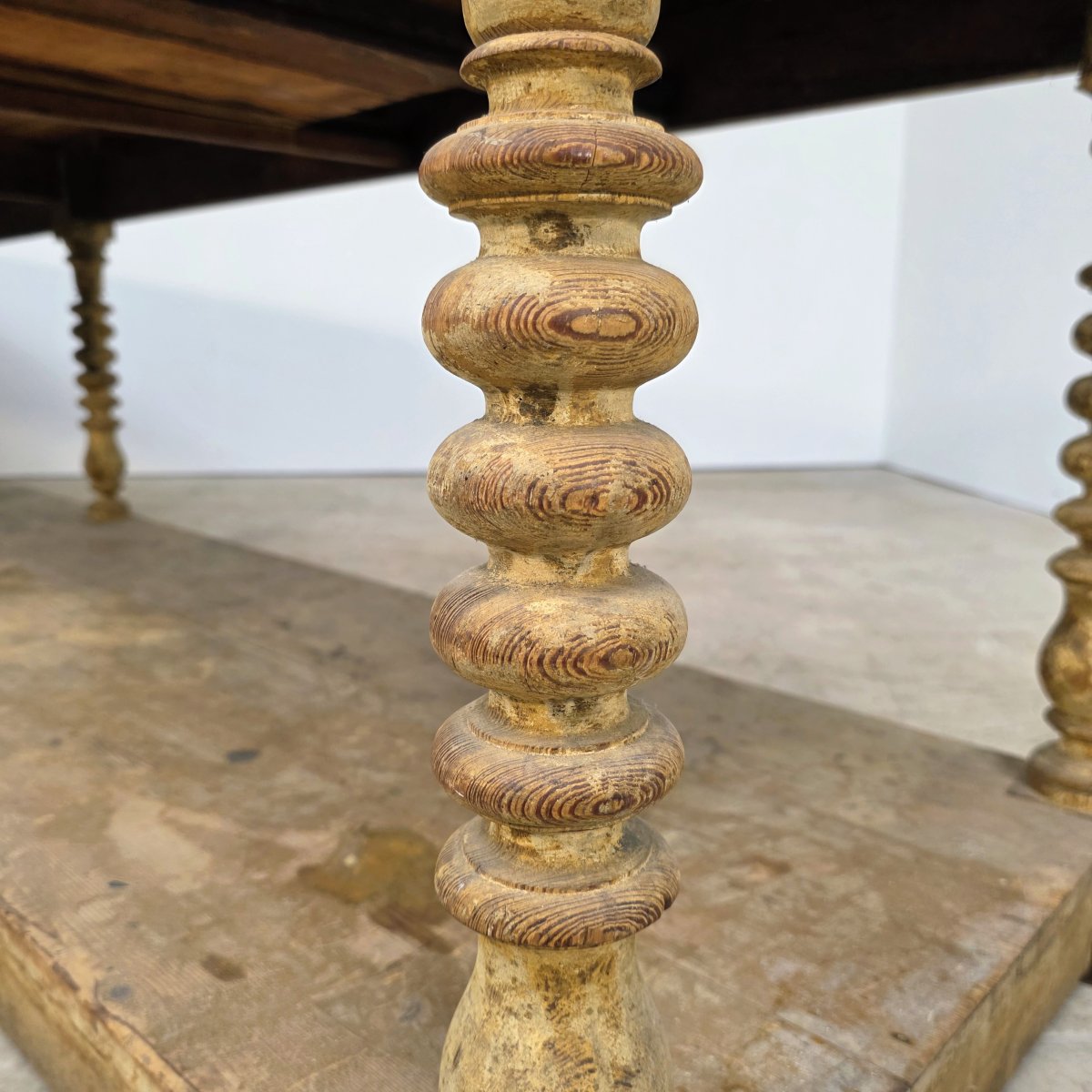 Grande table de drapier 19ème -photo-3