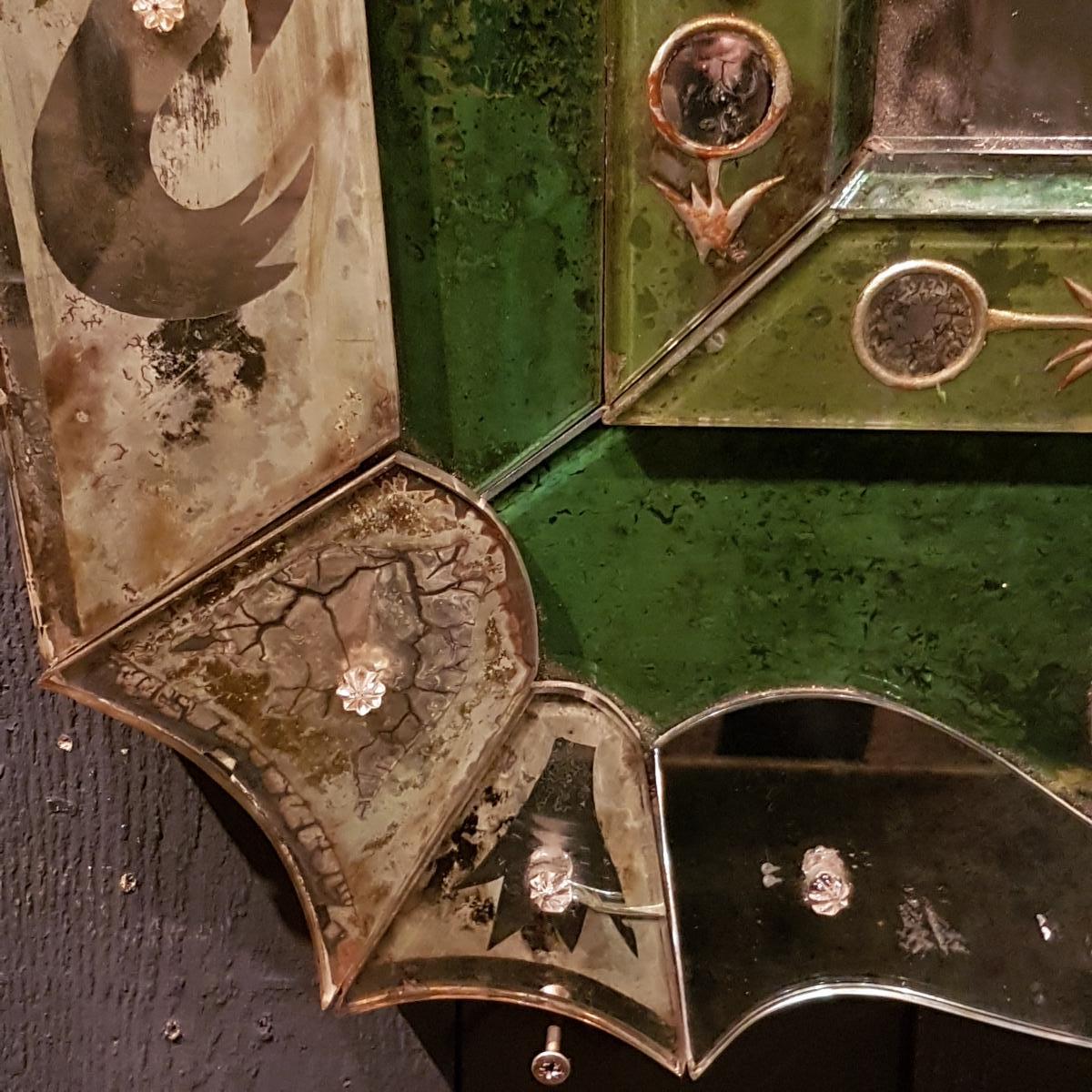 Miroir 1940 églomisé-photo-2