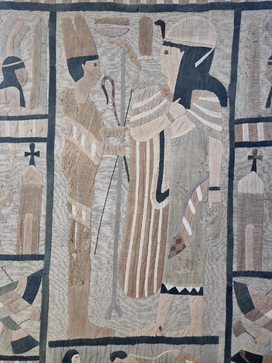 Tenture à décor d'Egyptiens 1900-photo-4