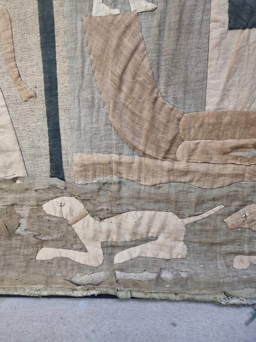 Tenture à décor d'Egyptiens 1900-photo-5