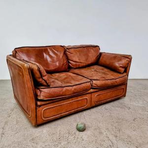 Roche And Bobois Leather Sofa