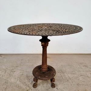 Cast Iron Pedestal Table Early 19th