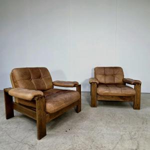 Salon cuir 4 pièces