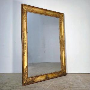 Large Gilded Mirror From The Empire Period