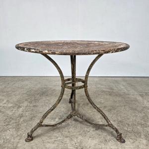 Jolie table 19ème en fer modèle Arras