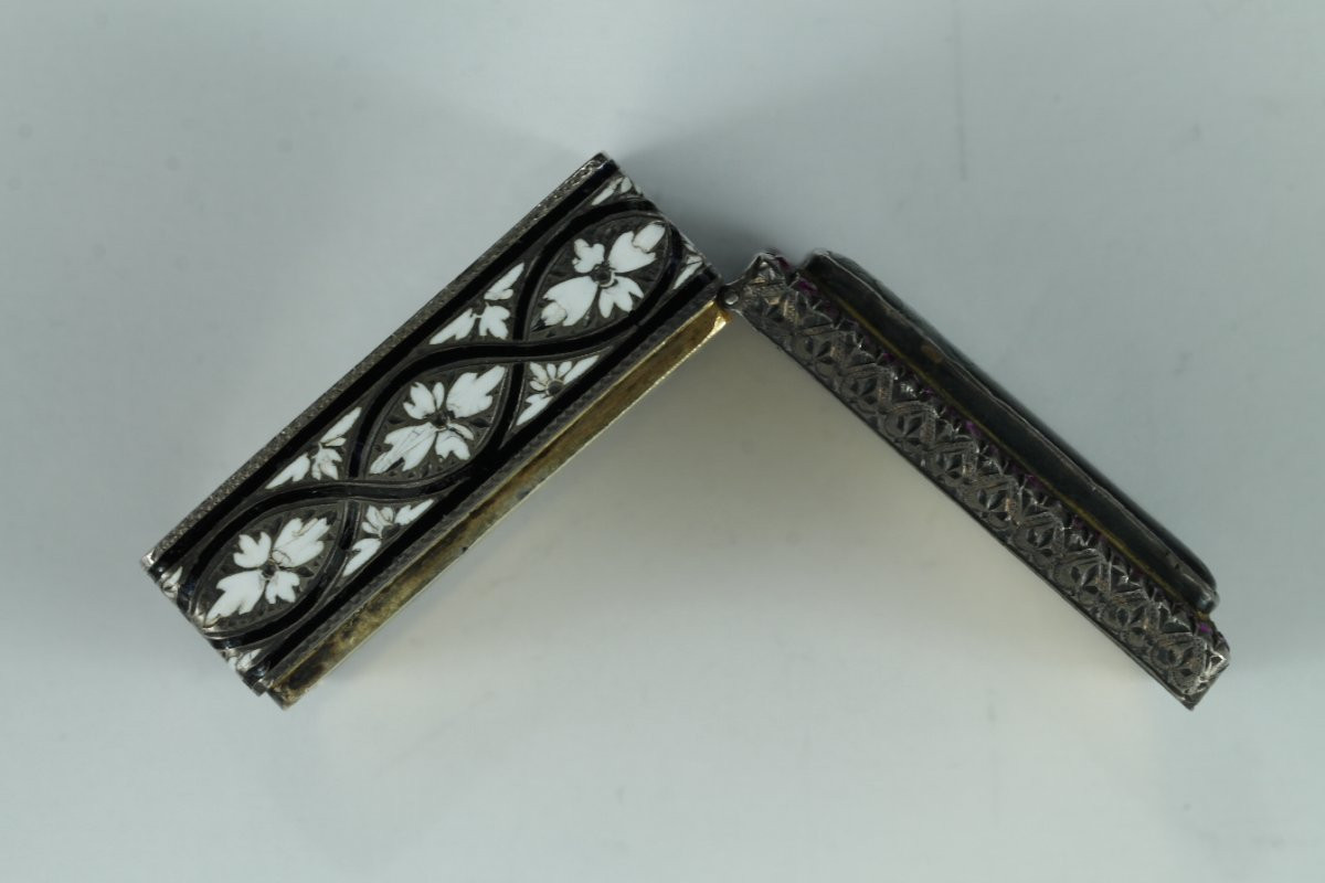 Antique Napoleon Enamel Snuff Box-photo-3