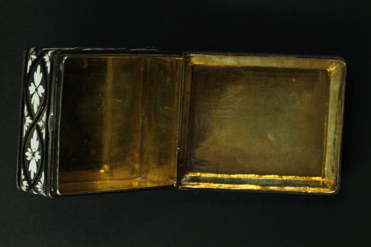 Antique Napoleon Enamel Snuff Box-photo-4