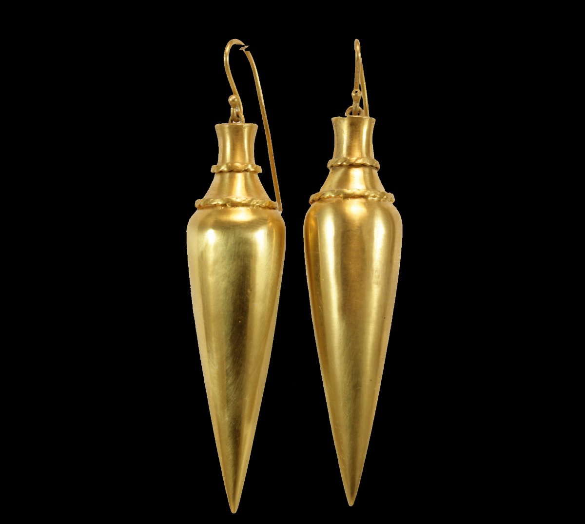 Boucles d'oreilles anciennes or-photo-2
