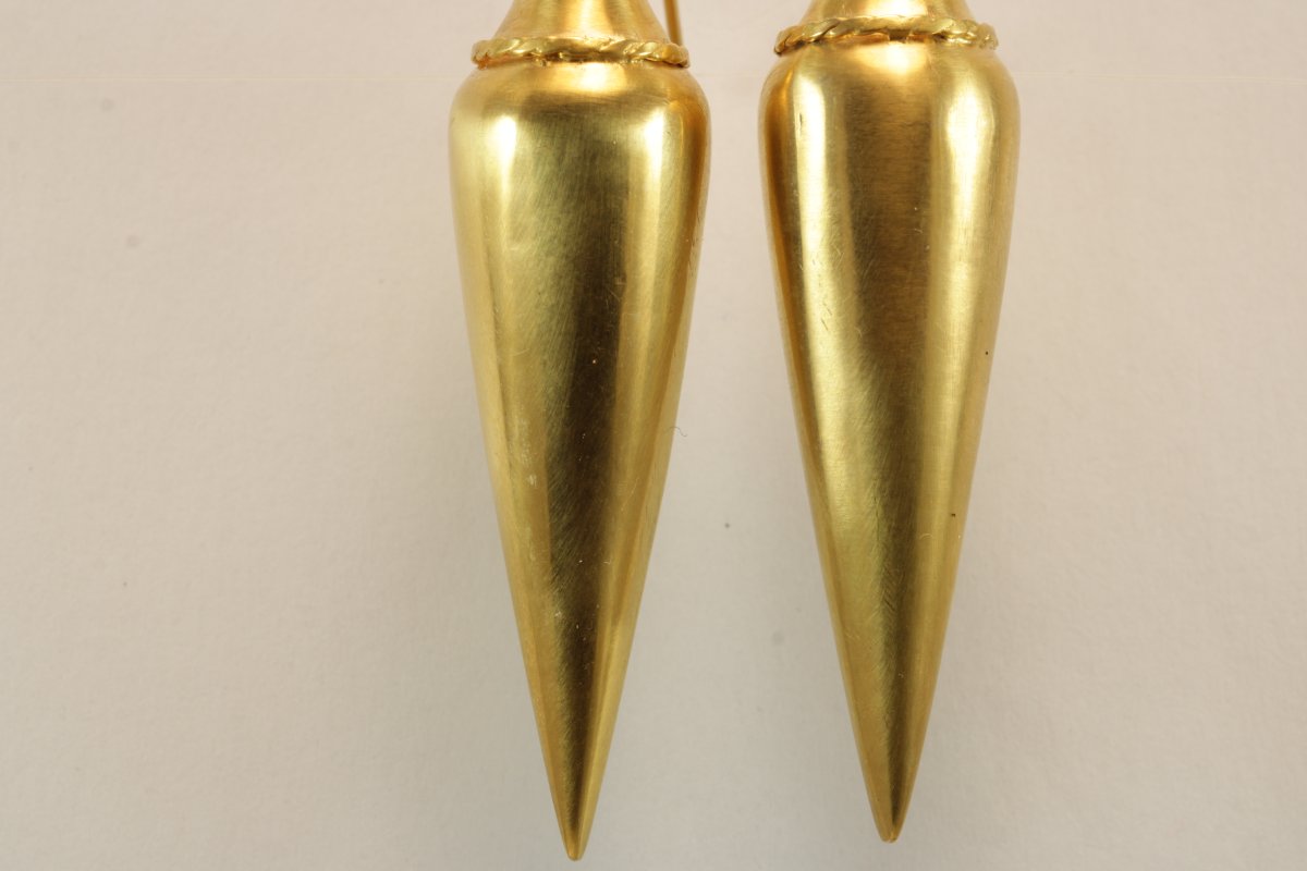 Boucles d'oreilles anciennes or-photo-1