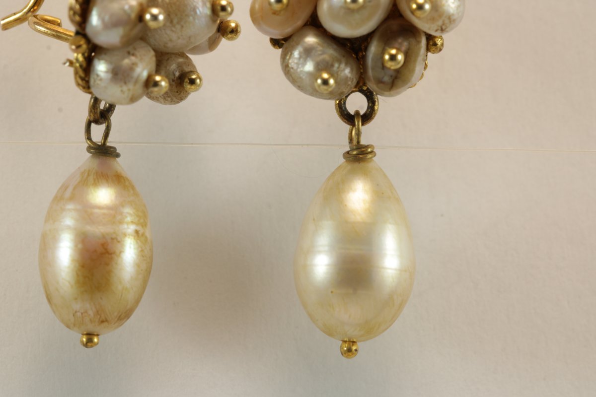 Antique Pearl Earrings-photo-1