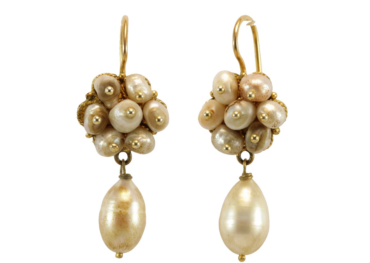 Antique Pearl Earrings