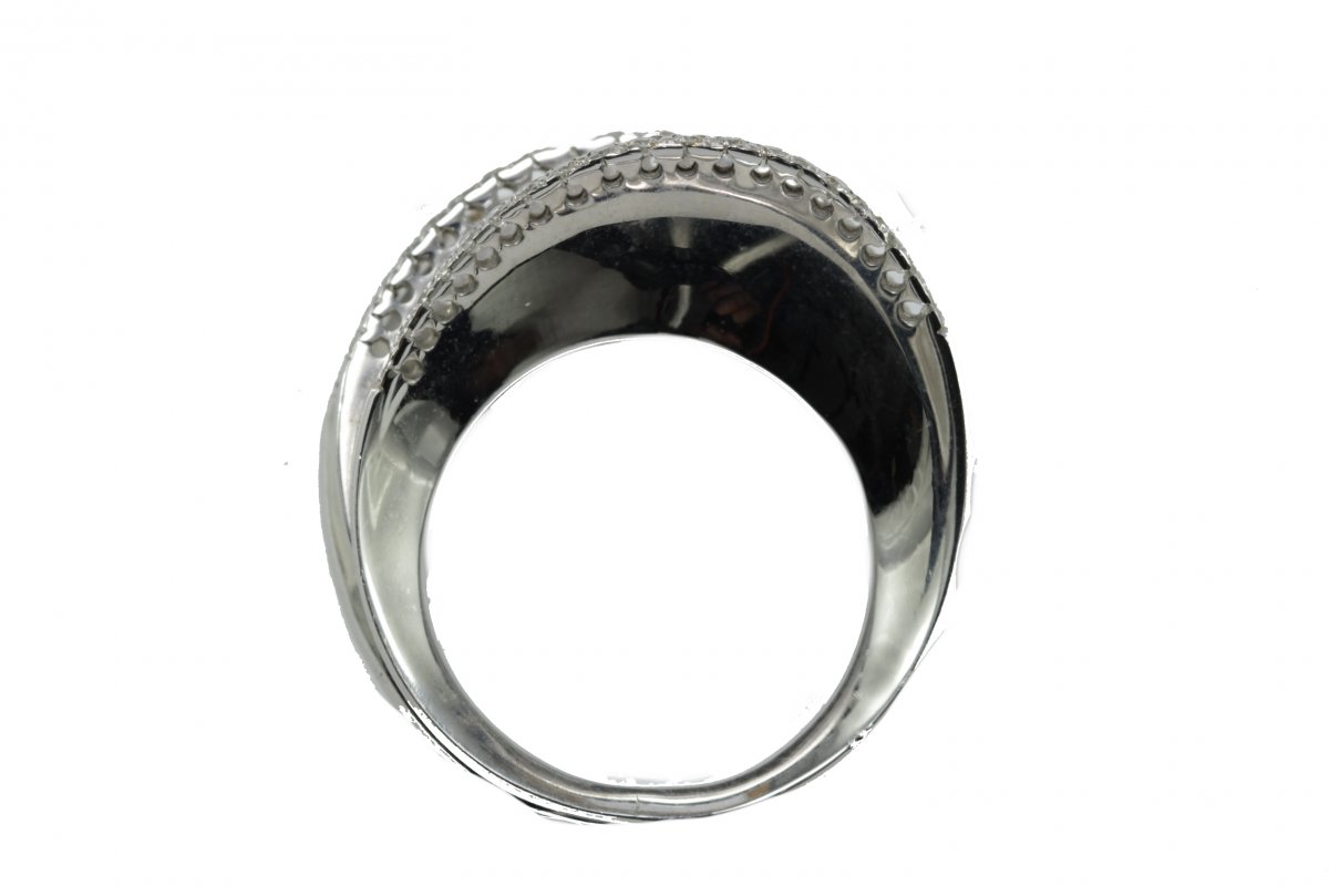 Bague  Vintage Or Diamant-photo-4