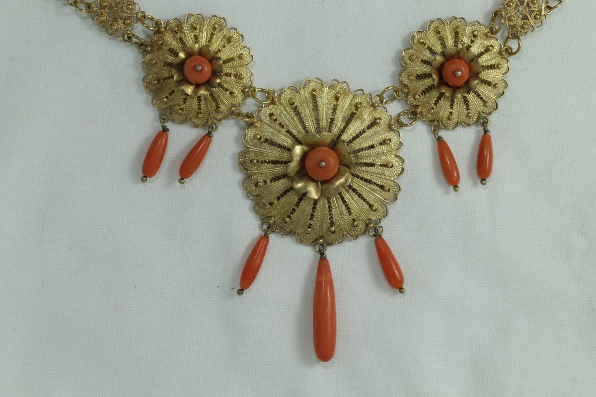 Antique Necklace And Earrings Set-photo-1