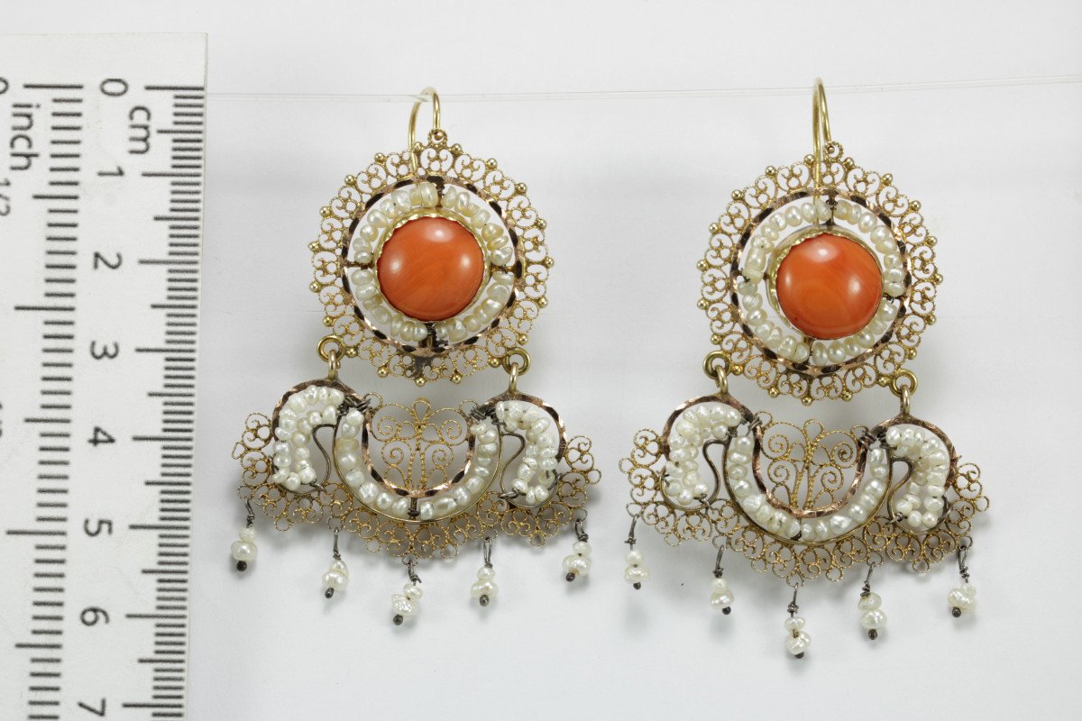 Antique Necklace And Earrings Set-photo-5