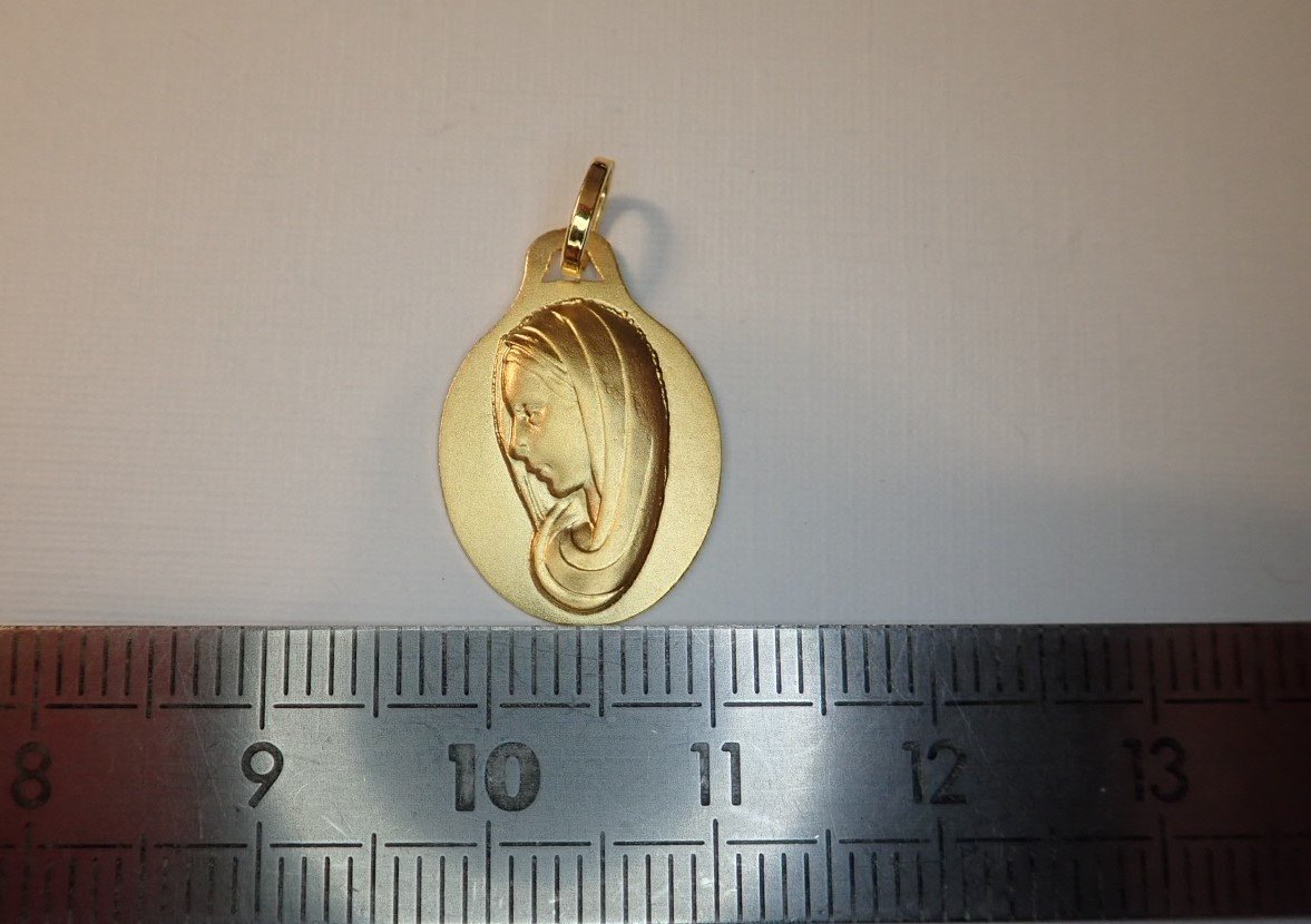 Medaille Sainte Vierge Or 18 Carats-photo-2