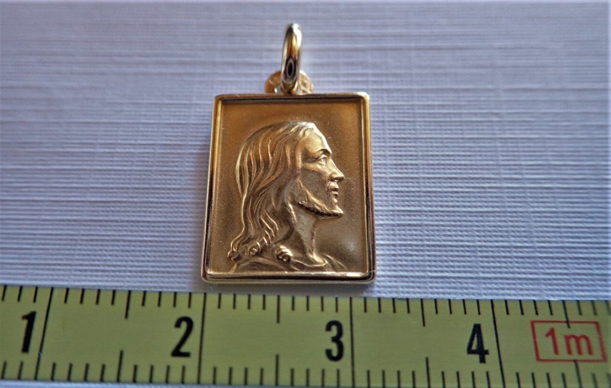 Medaille Christ Or 18 Carats-photo-2