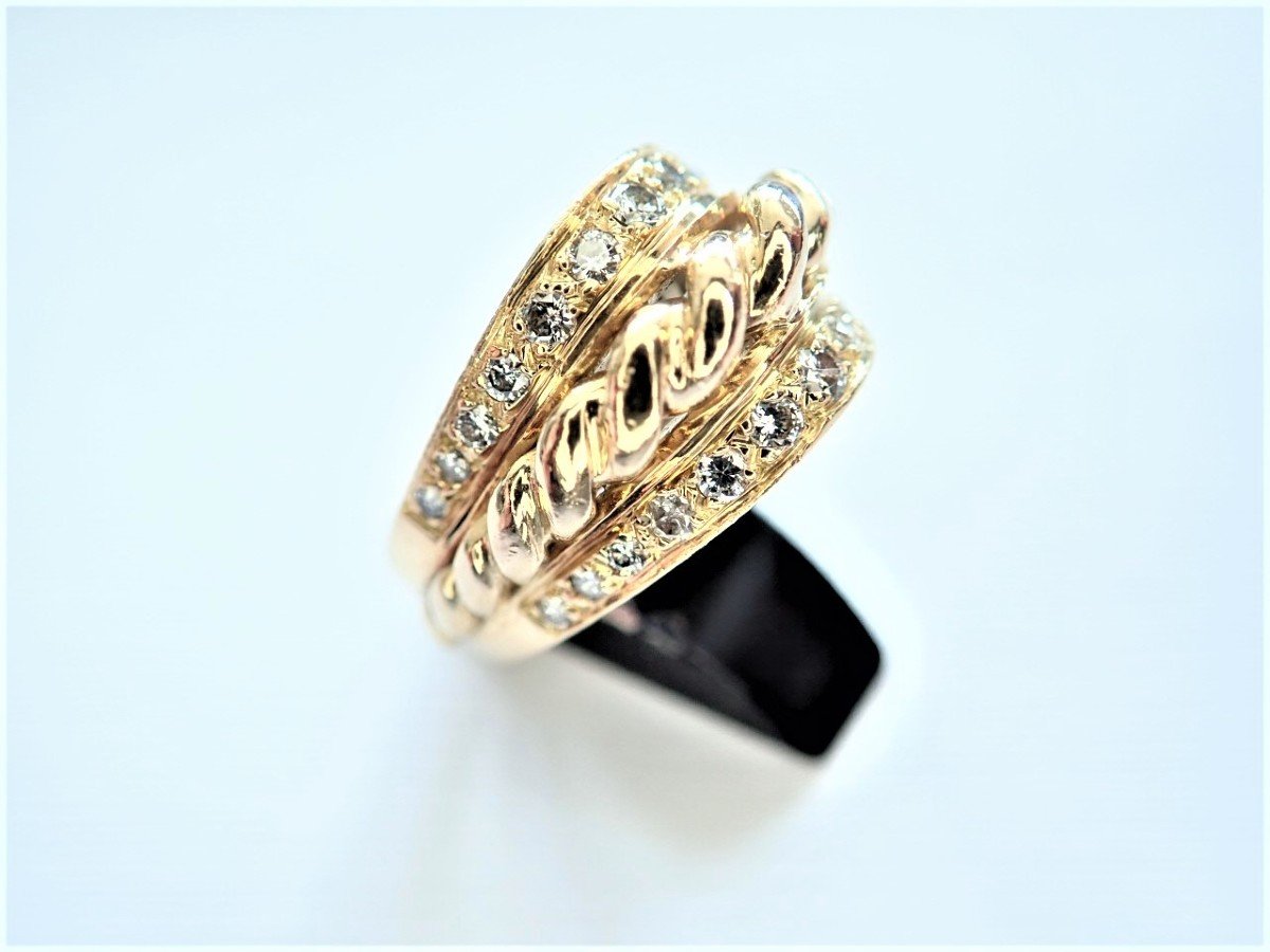 Art Deco Diamond Ring 18 Carat Gold