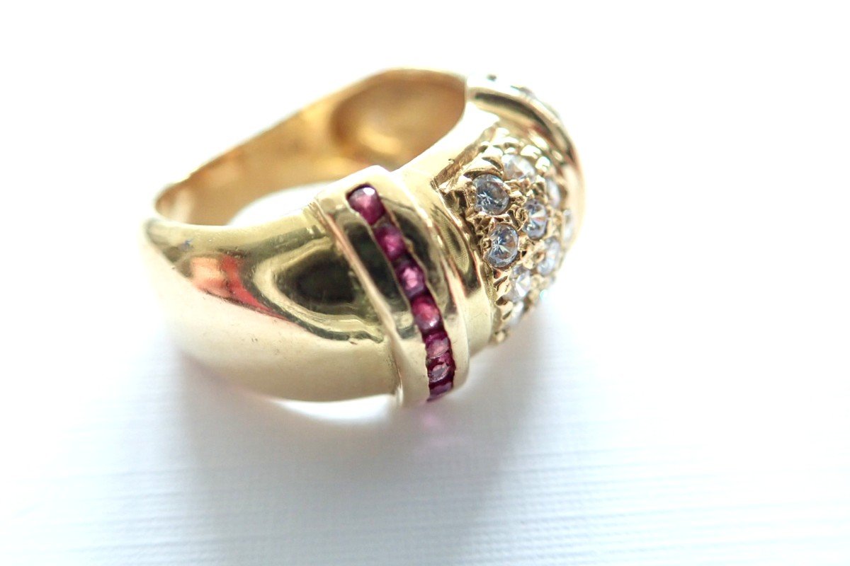 Bague Or 18 carats Vintage-photo-3