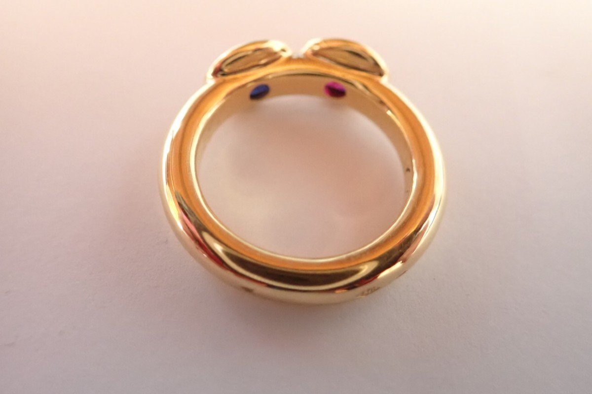 Chaumet Ruby And Sapphire Ring-photo-3