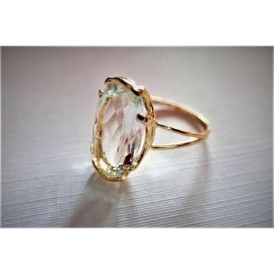Aquamarine Ring 18 Carat Gold