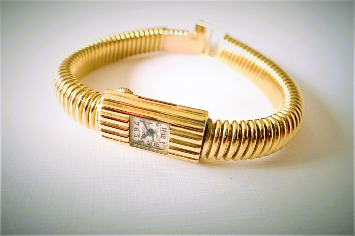 Montre Jaeger-le-coultre or 18 carats