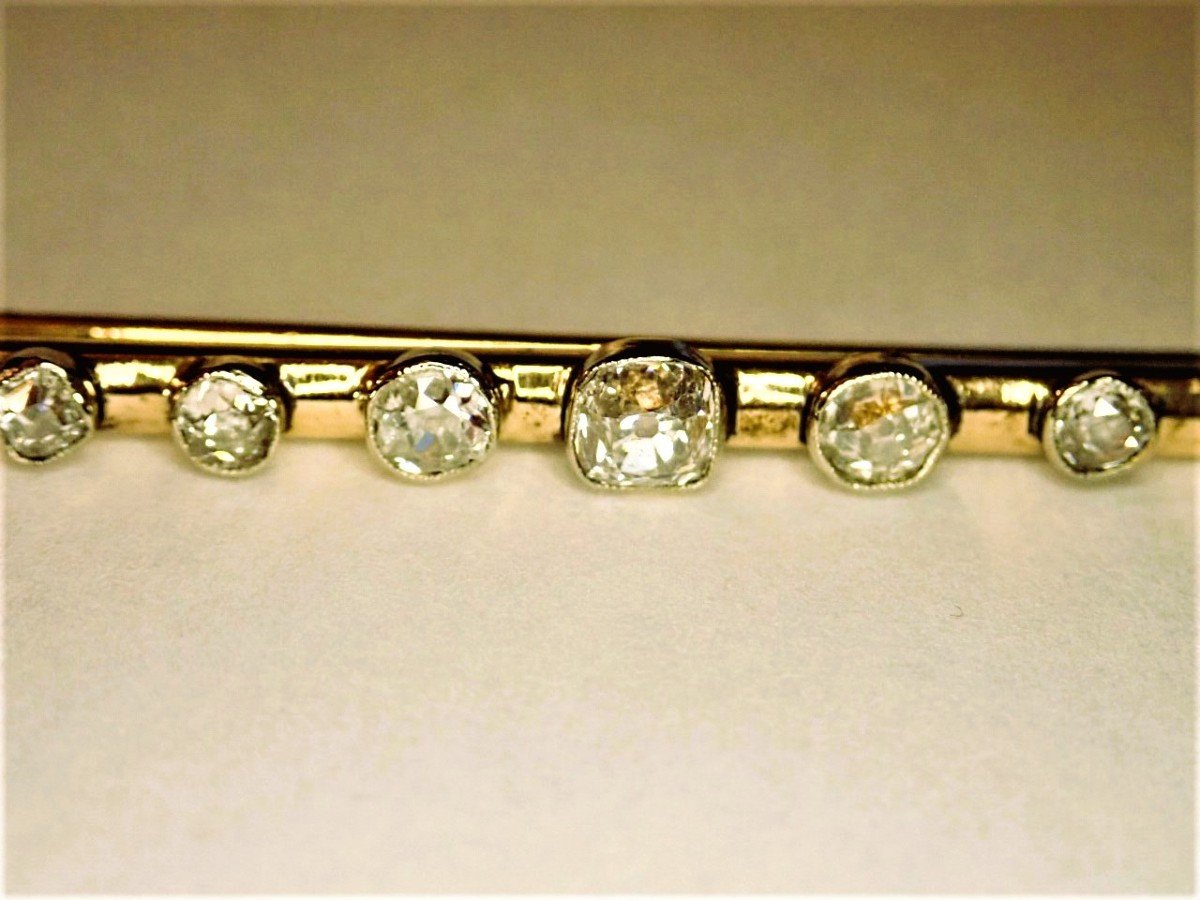 Broche or Art Deco diamants-photo-3