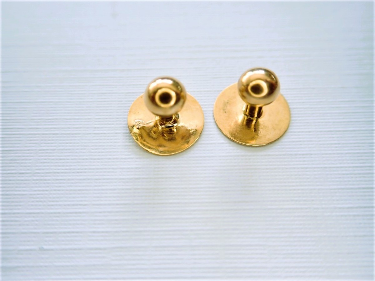Pair Of 18-carat Gold Collar And Breastplate Buttons Napoleon III-photo-4