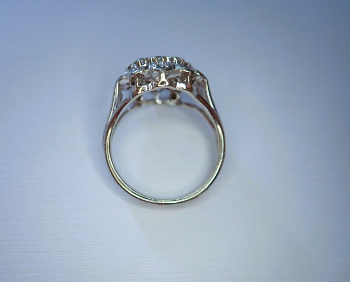 18 Carat White Gold Ring-photo-4