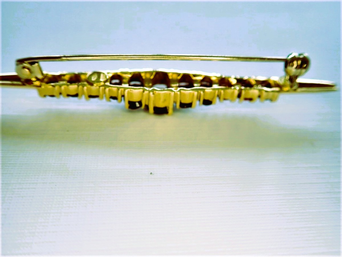 1960s Garnet-set Brooch-photo-2