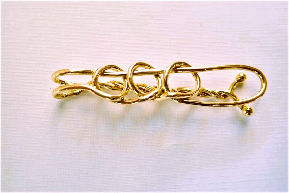 Epingle à cravate or 18 carats