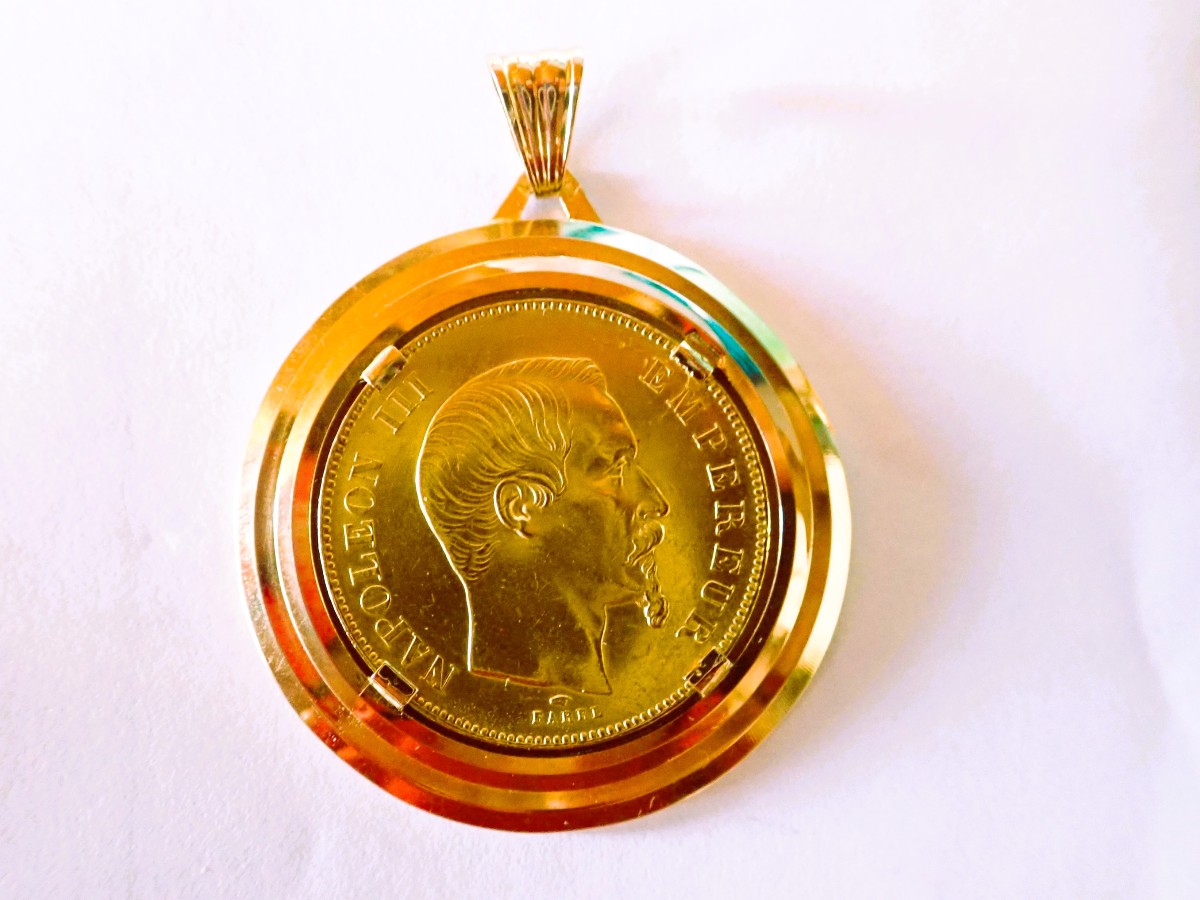 50 Francs Napoleon III Pendant