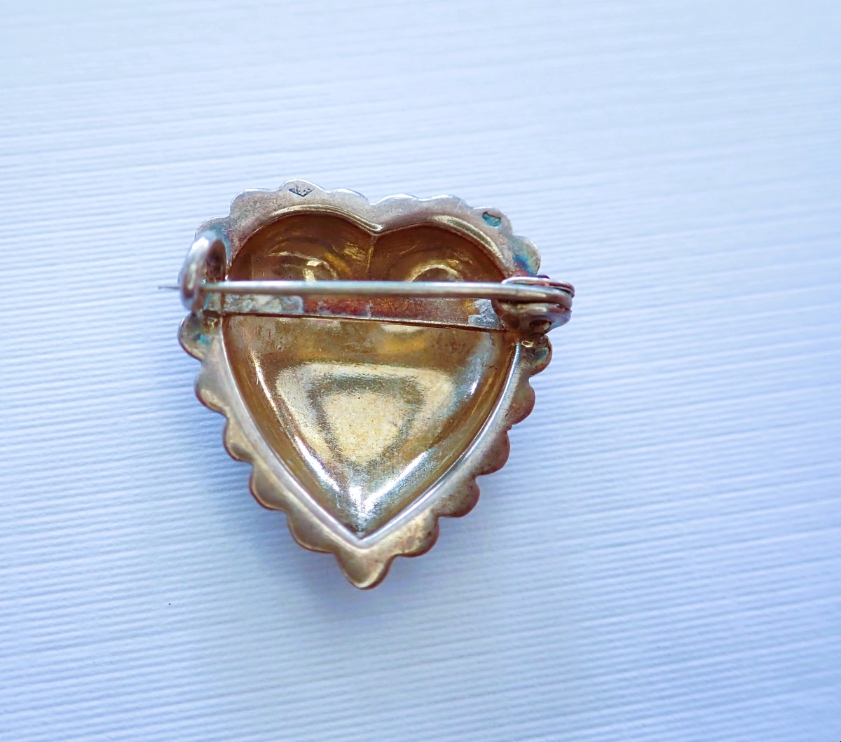 Savoy Heart Pendant And Silver Brooch-photo-2