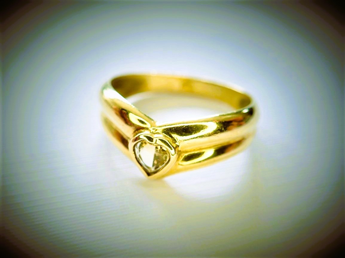 18-karat Gold Citrine Ring