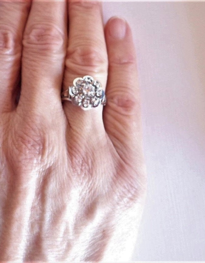 Bague or blanc 18 carats-photo-1