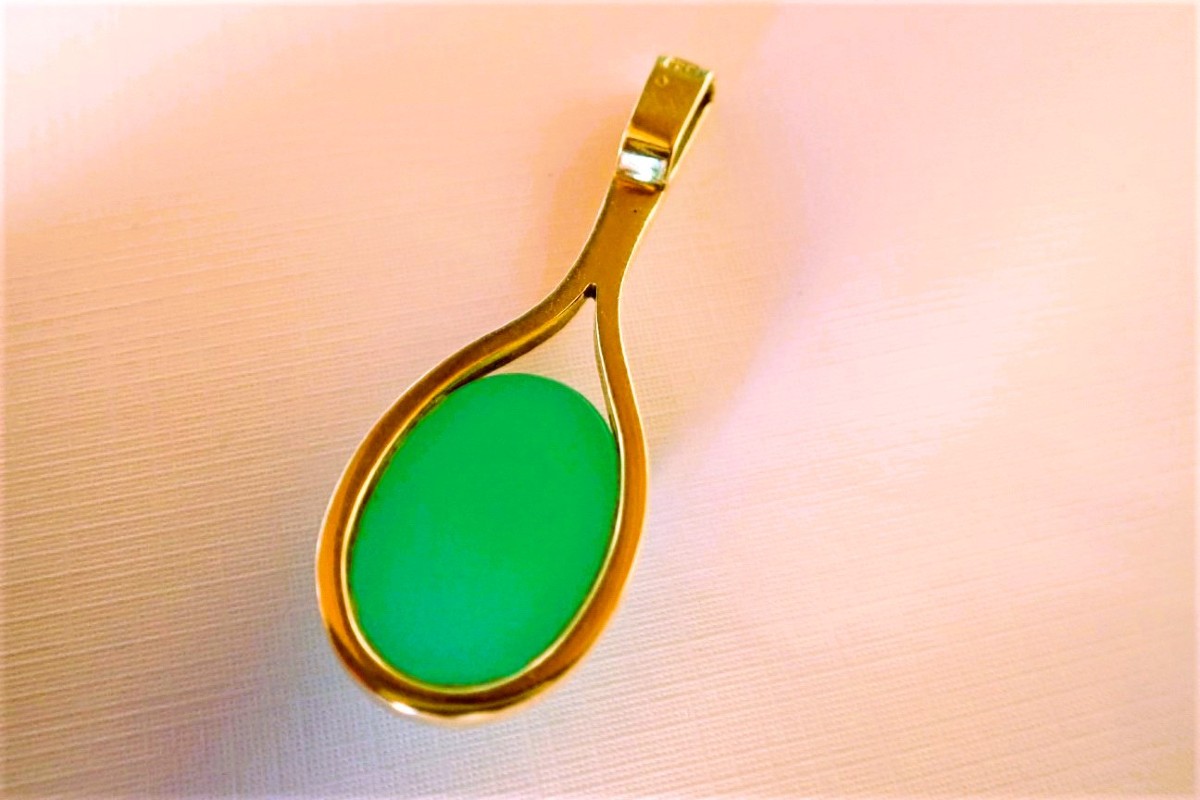 Pendant Set With A Vintage Agate-photo-3