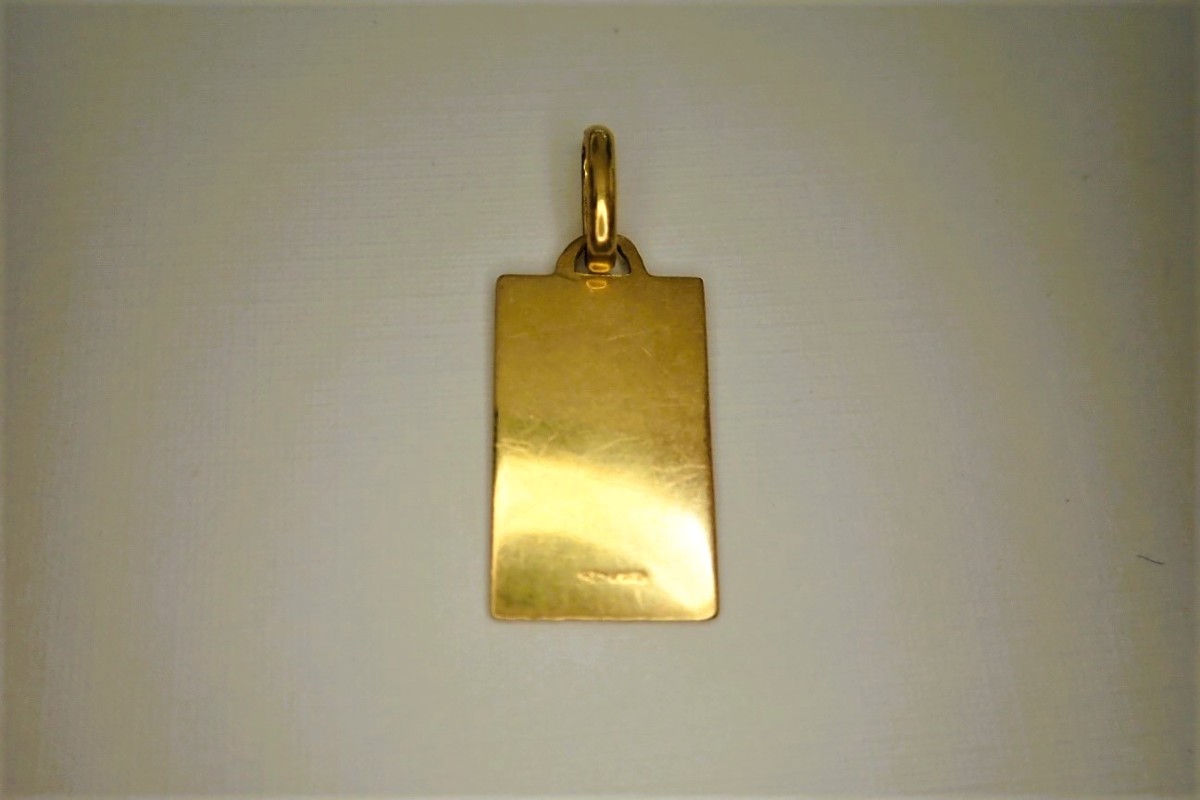 Médaille astrologique Bélier  or 18 carats-photo-2